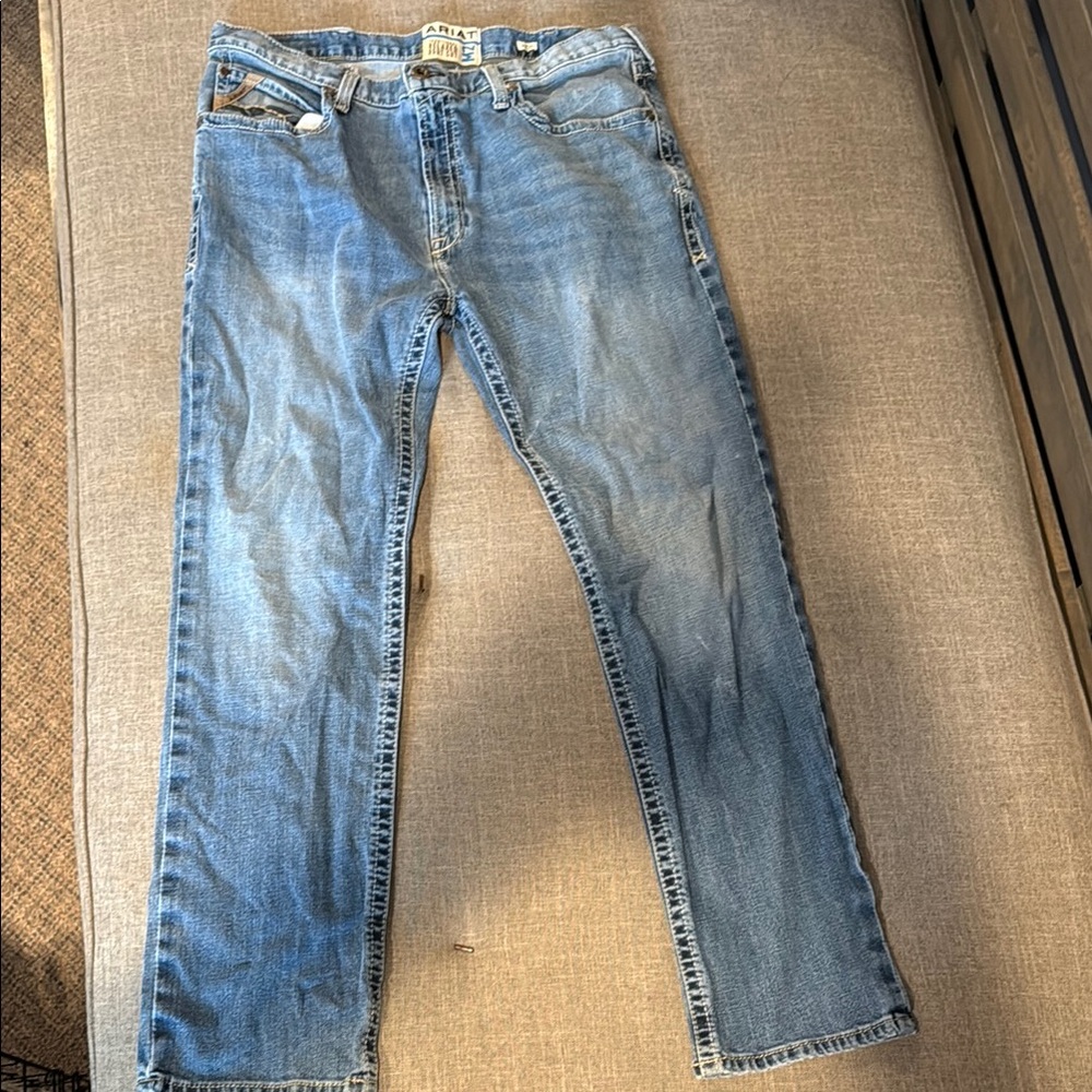 Ariat Men's Blue Straight Jeans